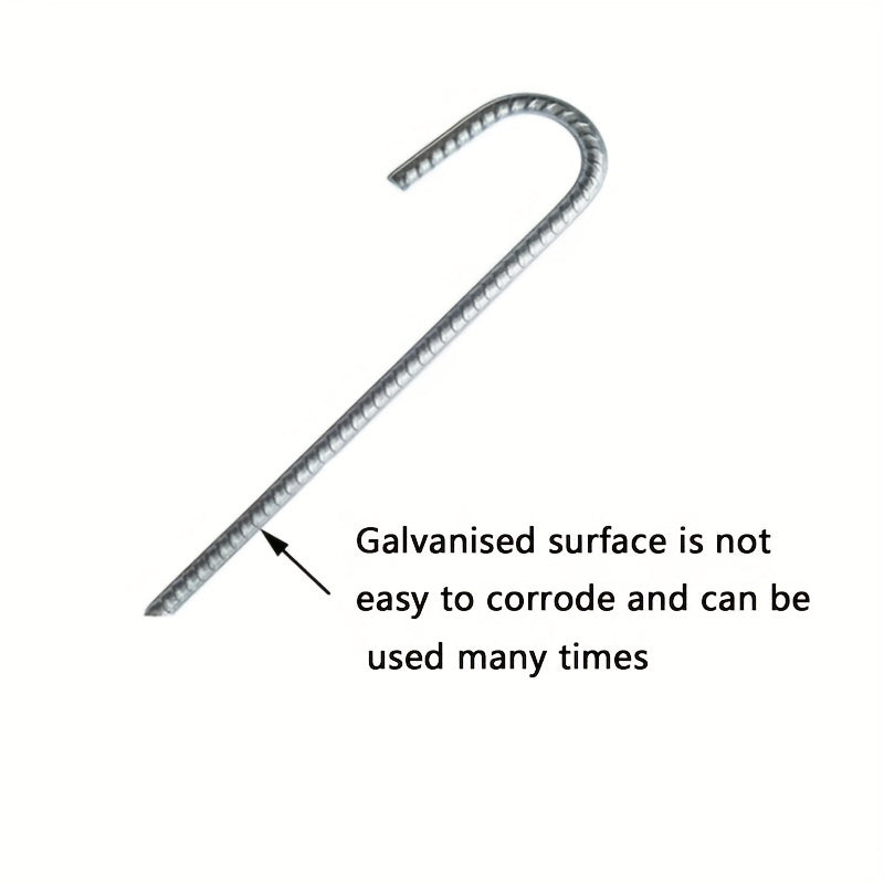 Heavy Duty Steel Ground Anchors 8mm 5/10/20pcs
