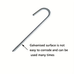 Heavy Duty Steel Ground Anchors 8mm 5/10/20pcs