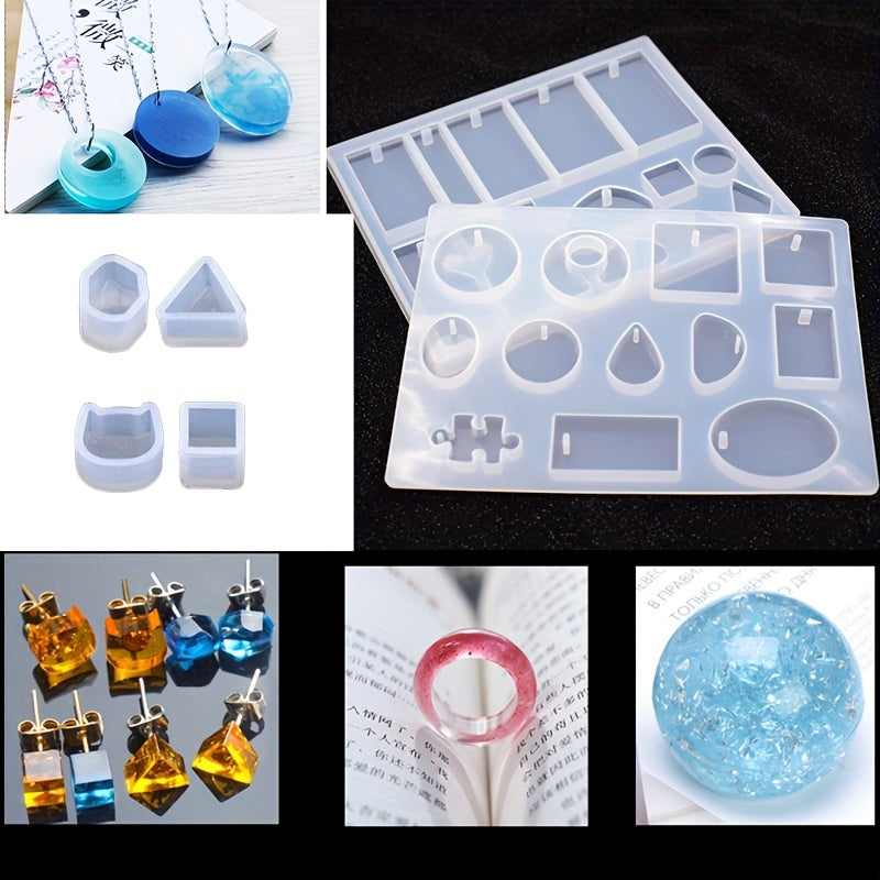 Epoxy Resin Silicone Mold Kit for DIY Jewelry Making