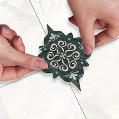 Moroccan Printed Ceramic Tiles Self-adhesive Waterproof 58.9