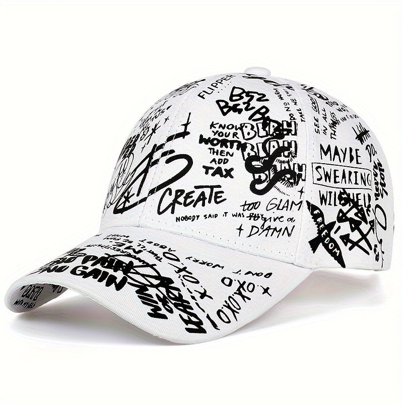 Men's Graffiti Baseball Cap Hip Hop Hat