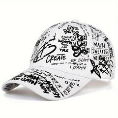 Men's Graffiti Baseball Cap Hip Hop Hat