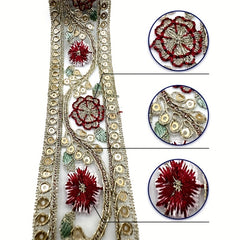 Sequin Strap Lace Sewing Craft Fabric Ribbon Home Decor Sewing Supplies