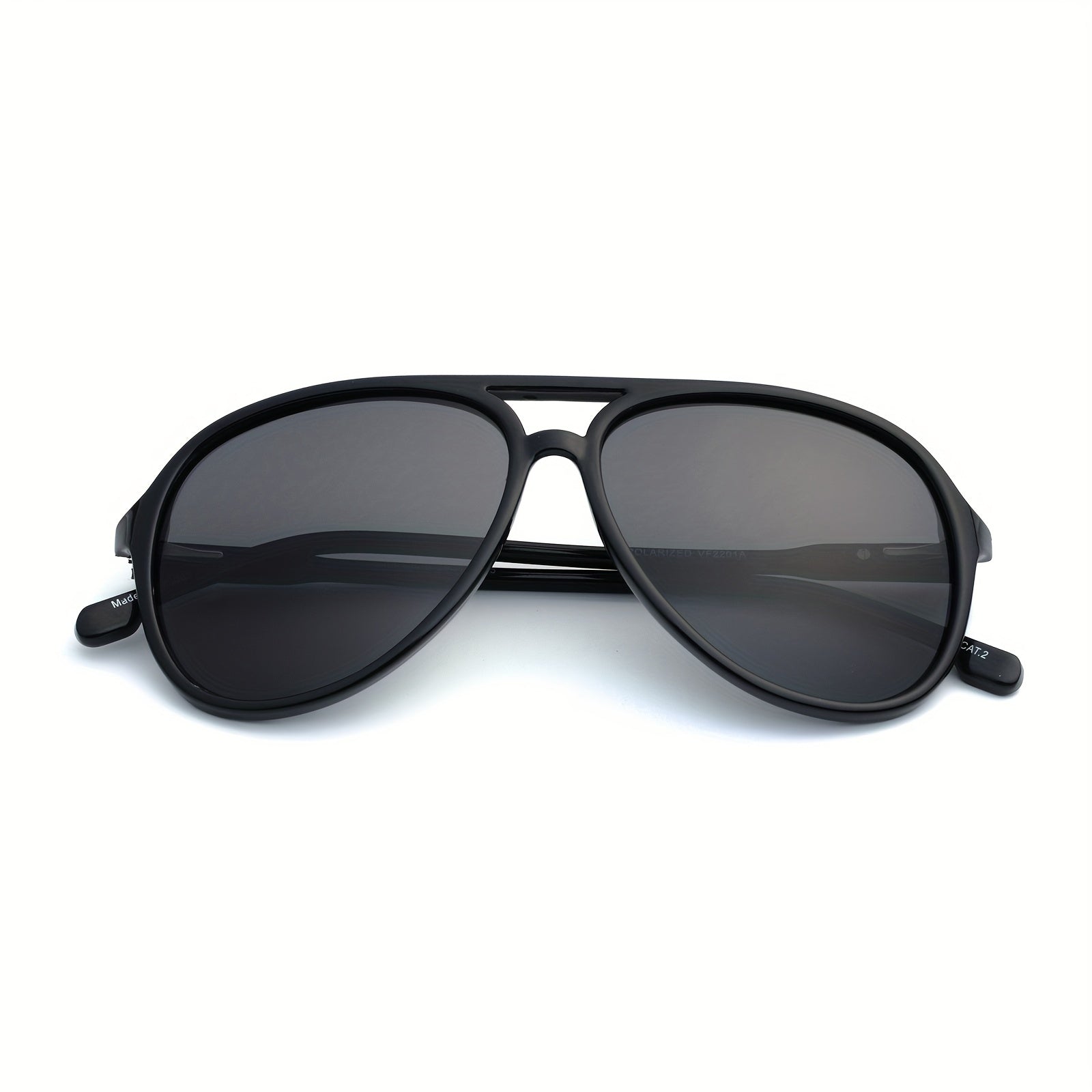Retro Polarized Aviator Sunglasses UV Protection Lightweight Glasses