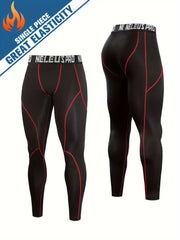 Men's Compression Leggings Dry & Breathable for Yoga Running