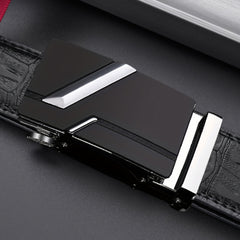 Men's Casual Auto Buckle Belt for Outdoors