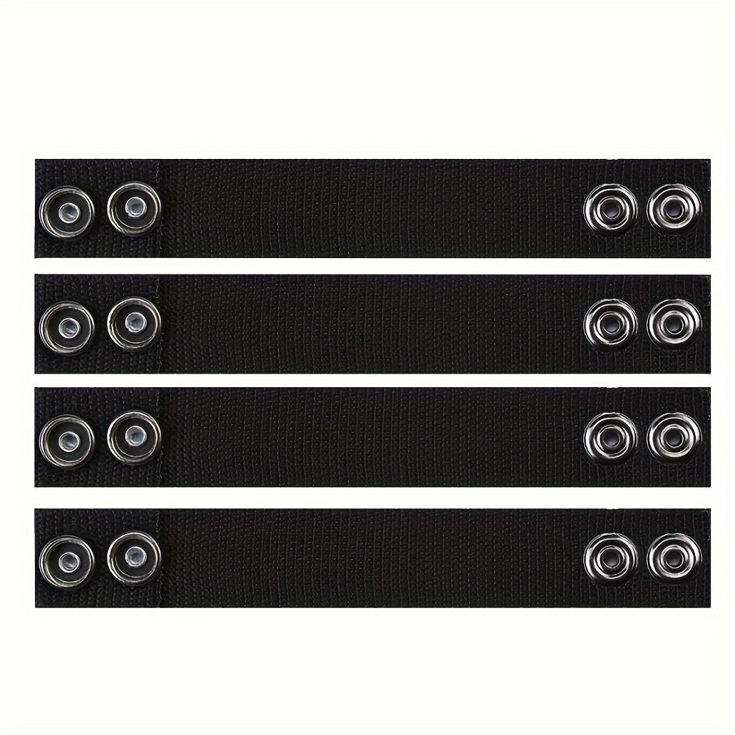 4pcs Outdoor Belt Keeper Double Snap Nylon Duty Belt Holder