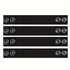 4pcs Outdoor Belt Keeper Double Snap Nylon Duty Belt Holder