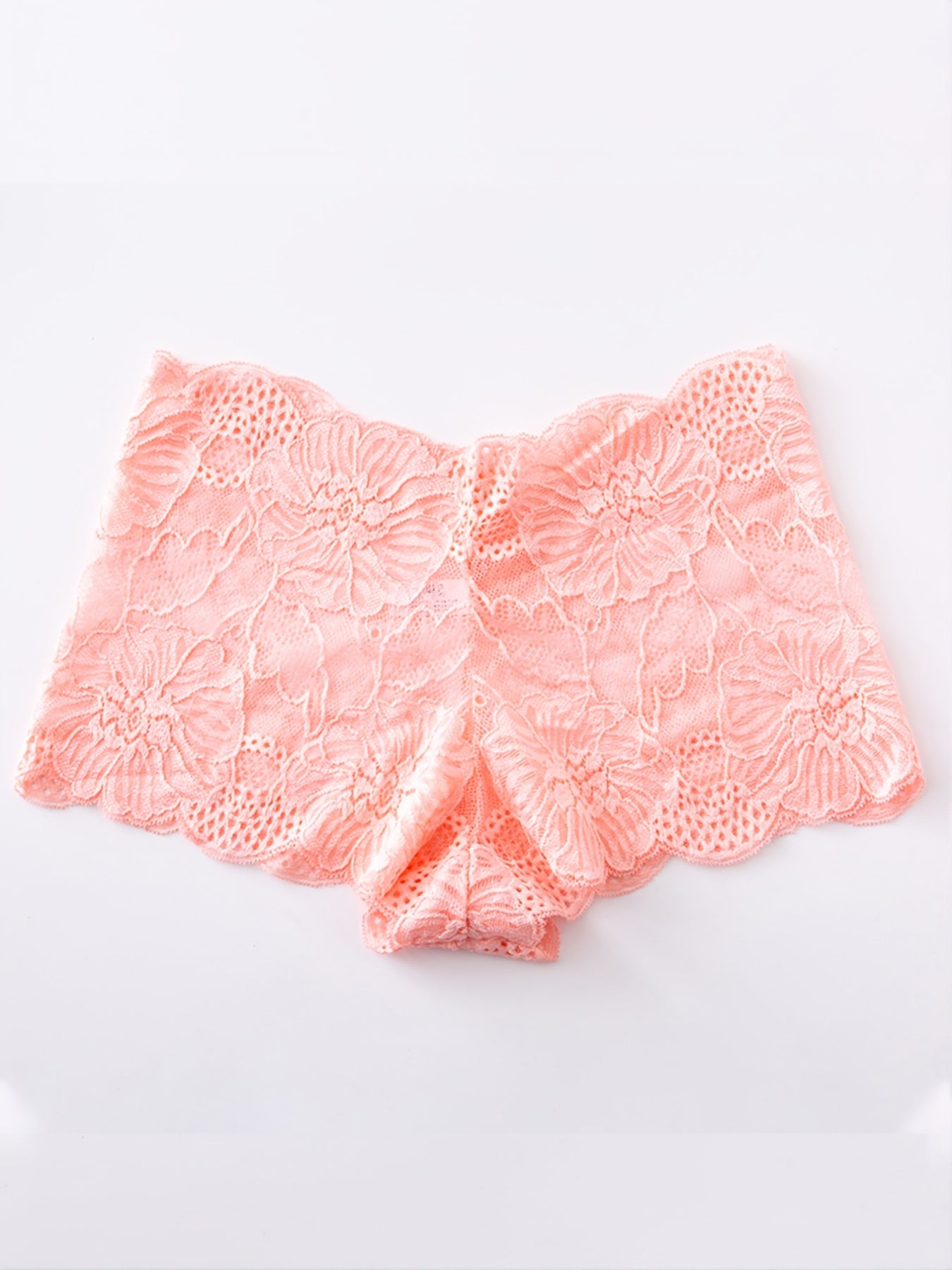 3 Pack Plus Size Floral Jacquard Briefs Women's Plus Panties Set