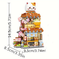 800 pcs TAIYAKI & Flower House Mini Building Blocks Set