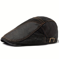 Newsboy Cap Summer Beret Vintage Visor Flat Caps Patchwork Fabric
