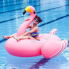 Inflatable Rainbow Floating Bed