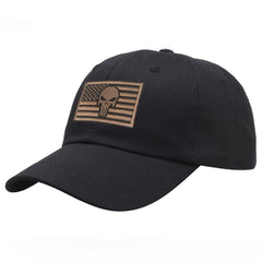Skull Embroidery Patch Baseball Cap Cotton Sports Sun Hat Hip Hop Golf Dad Hats