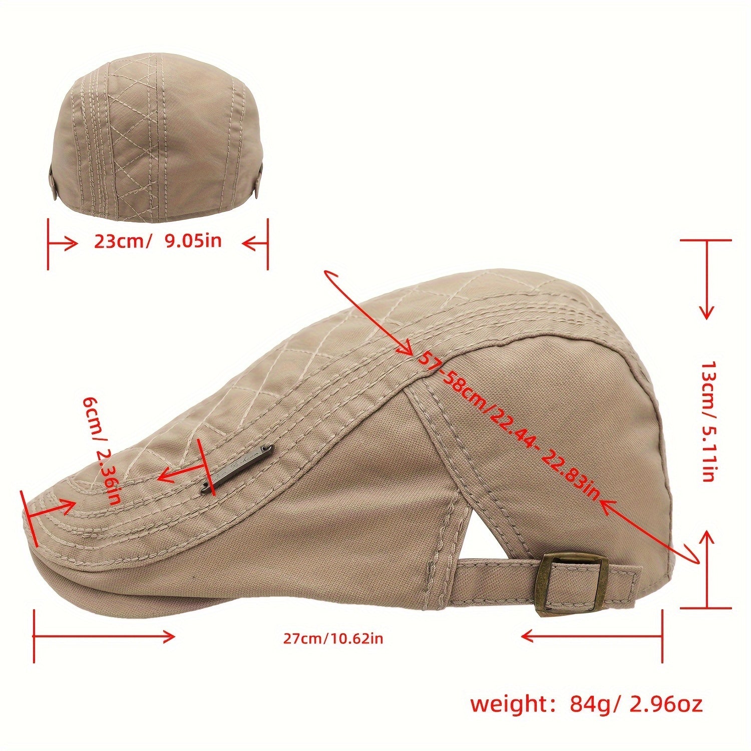 Men's Beret Hat Cabbie Hat Casual Sports Cap