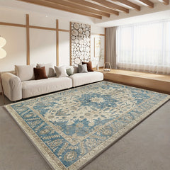 Vintage Nordic Bohemian Living Room Carpet Sofa Coffee Table Washable Entry Rug