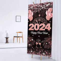 1pc Year Door Banner Party Decoration Supplies Happy Year Party Background