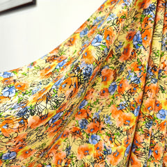 1pc Faux Cotton Fabric Diy Cloth Diy Clothes Pants Dress Fabric