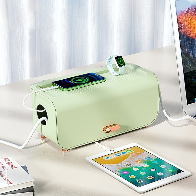 Desktop Wire Storage Box Charging Data Cable Finishing Storage