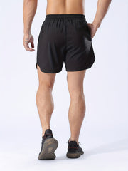 Quick Dry Drawstring Men's Swim Trunks Star And Stripes Print Board Shorts