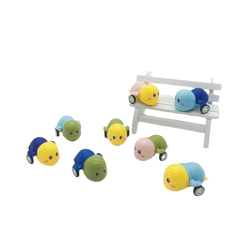 10pcs Mini Turtle Pull Back Car Thanksgiving Halloween Party Supplies