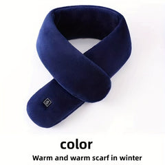 USB Charging Intelligent Heating Neck Scarf For Men And Women