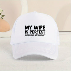 Kids Mesh Letter Printed Baseball Cap Sunshade Breathable Cap