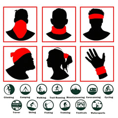 Sports Face Mask Mosaic Cube Camouflage Neck Protector Unisex Dustproof Mask