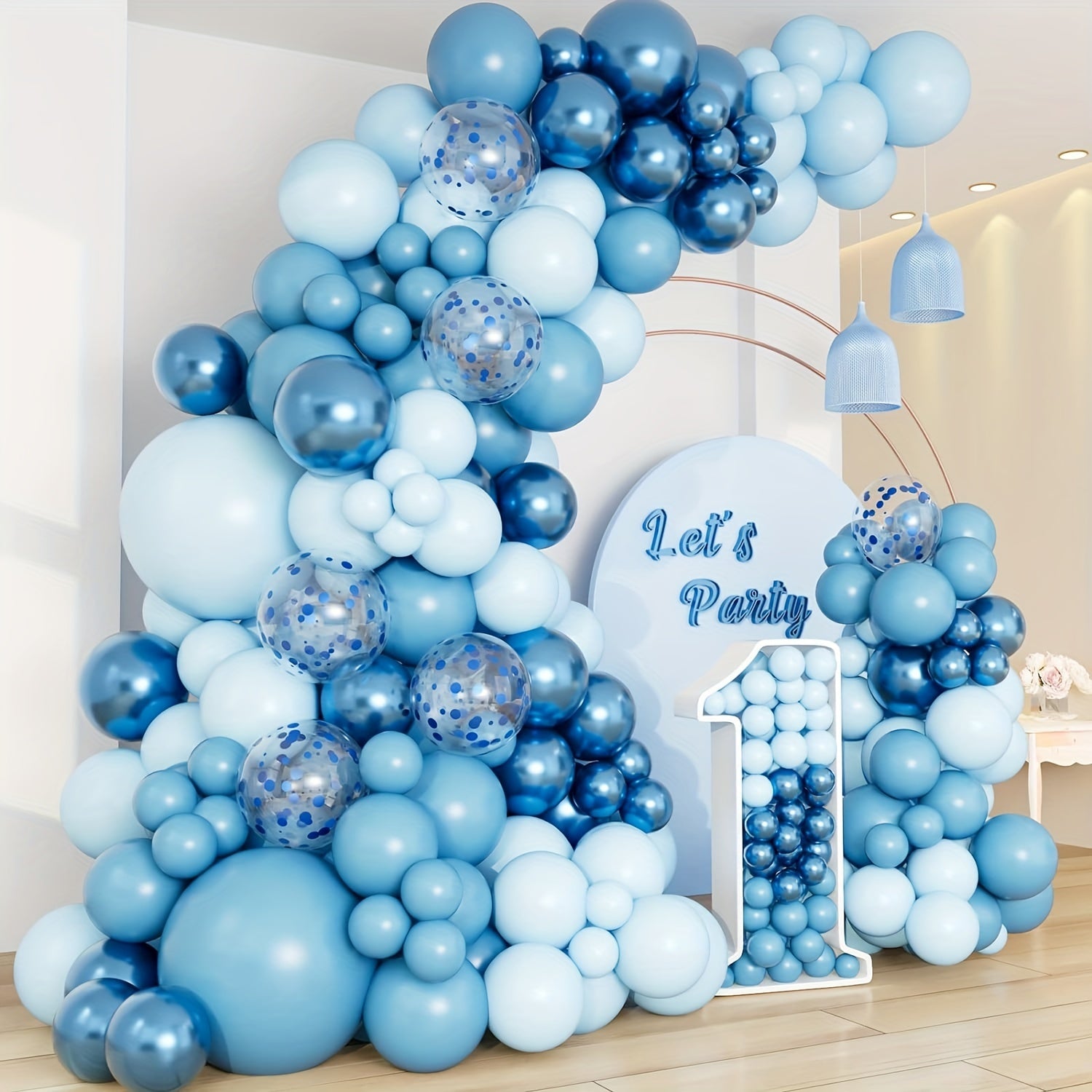 138pcs Balloon Kit With 81 28 Cm Number Balloons