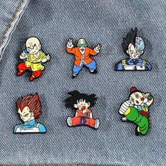 Kids Cartoon Enamel Pin Set for Clothing Hats Backpacks