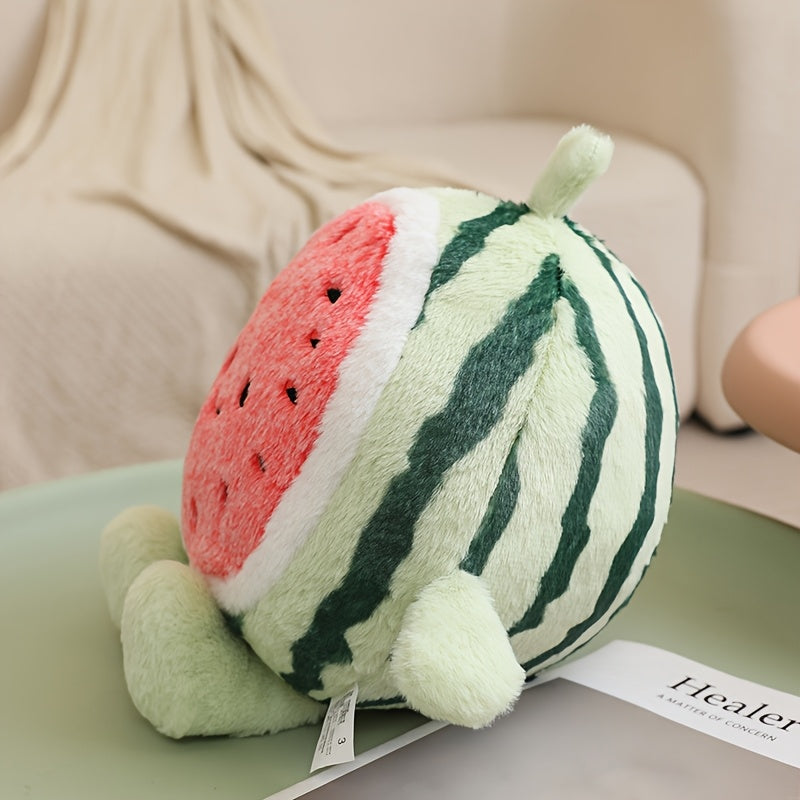 Wacky Watermelon Plush Toy 11.81in Hilarious Walking Fruit with Arms & Legs