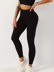 High Waist Seamless Yoga Pants Butt Lifting High Stretch Slimming Yoga Leggings