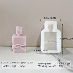 Perfume Bottle Shape Aromatherapy Mold DIY Soap Candle Fragrance Stone