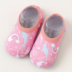 Animal Print Non Slip Floor Socks for Baby Boys and Girls