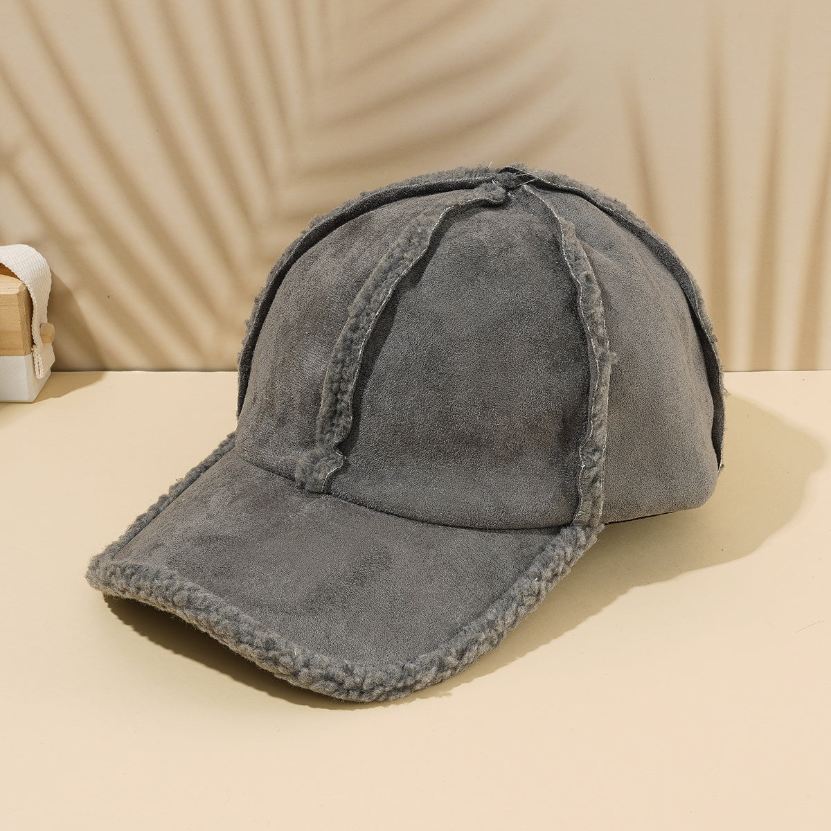 Denim Casual Suede Baseball Cap Unisex Warm Fleece Lined Baseball Caps For Women