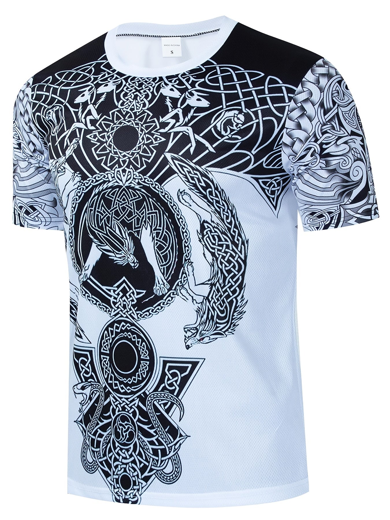 Men's Graphic T shirt Casual 3D Print Short Sleeves