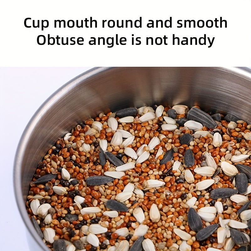 Metal Bird Feeder with Cage Clip and Dispenser