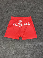 Letter Print Skinny Biker Shorts for Women