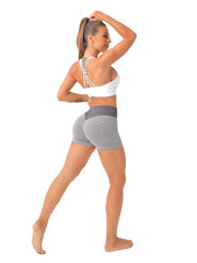 High Waist Honeycomb Yoga Shorts Quick Drying Butt Lifting Slimming Gym