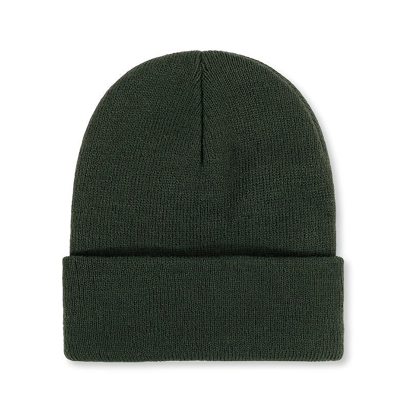 Men's Knitted Beanie Hat Hip hop Style Windproof Thermal Soft Hat