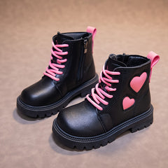 Warm Fleece Casual Boots for Girls - Outdoor Walking Hiking
