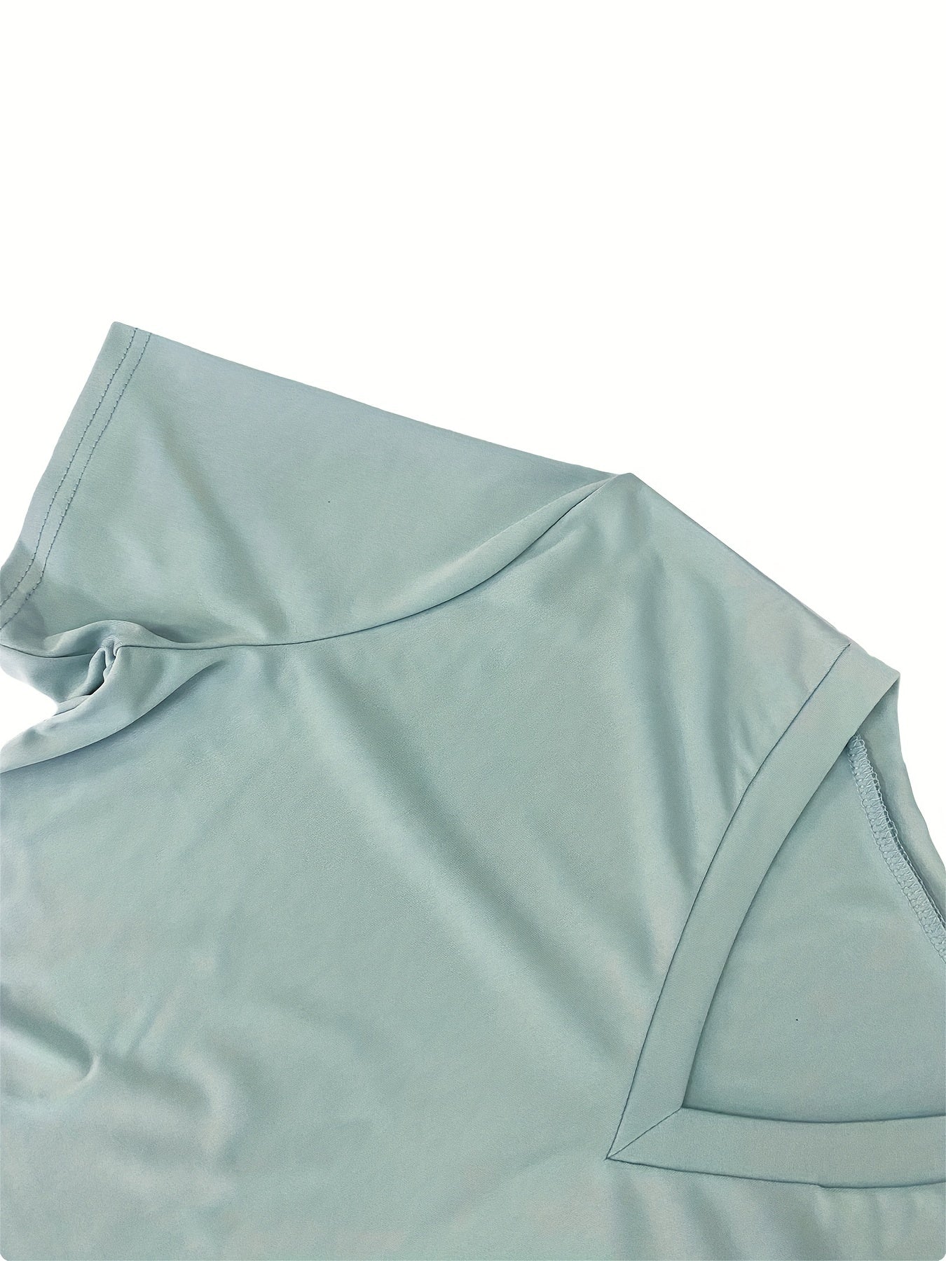 Solid Short Sleeve V Neck Tee & Tie Leggings Set