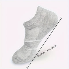 3 Pairs Thin Breathable Low Cut Cotton Socks