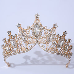 Colorful Rhinestone Crown Hairband Headband Bridal Wedding Party Favor
