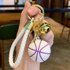 Basketball Key Chain Hangers for Men Backpack Car Key Practical Gift