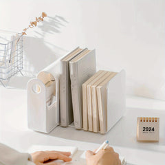 Desktop Storage Box Office Folder Sorting Box Large Capacity Book Stand