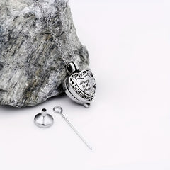 Heart Cremation Jewelry Urn Necklace For Ashes Always In My Heart