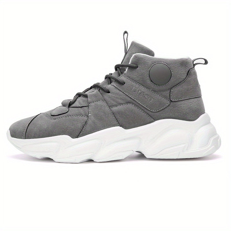Men's Lace-up High Top Sneakers Casual Walking Shoes