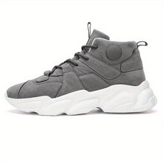 Men's Lace-up High Top Sneakers Casual Walking Shoes