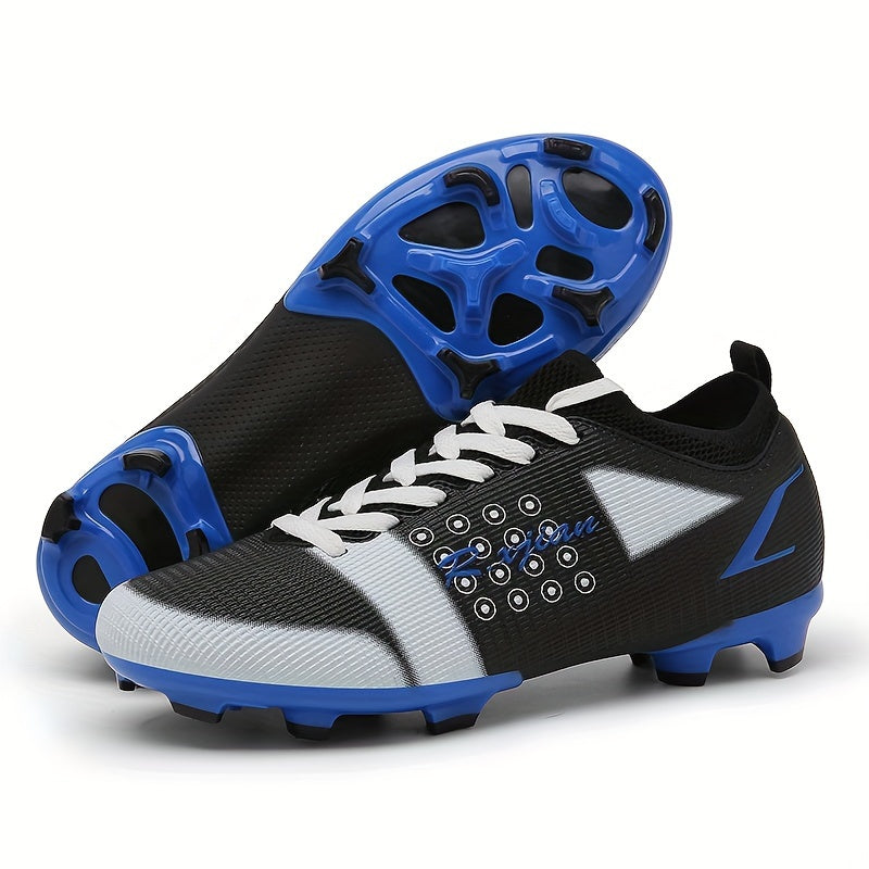 XJIAN Boy's Non Slip Football Cleat With Spikes - Outdoor Soccer Shoes
