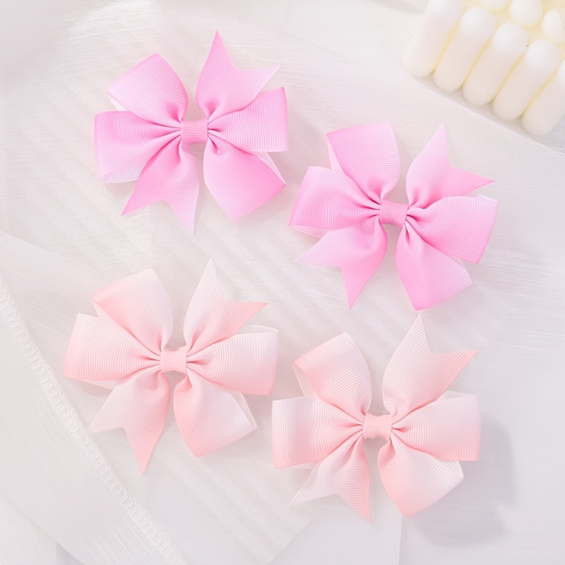 2pcs Candy Bow Hair Clips for Kids